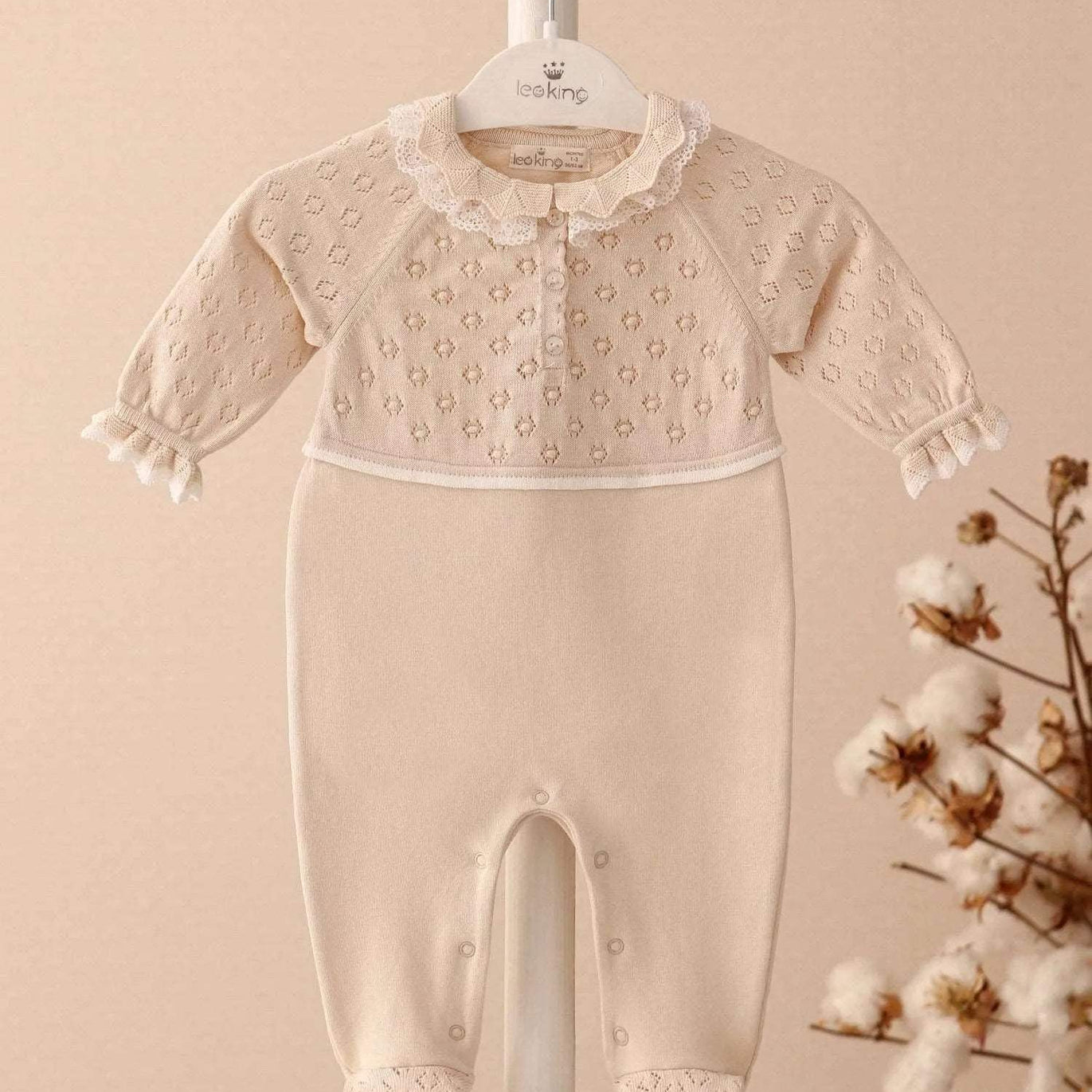 Combinaison avec broderie - BABYBOSS.ma - pour bébé Maroc -www.babyboss.ma