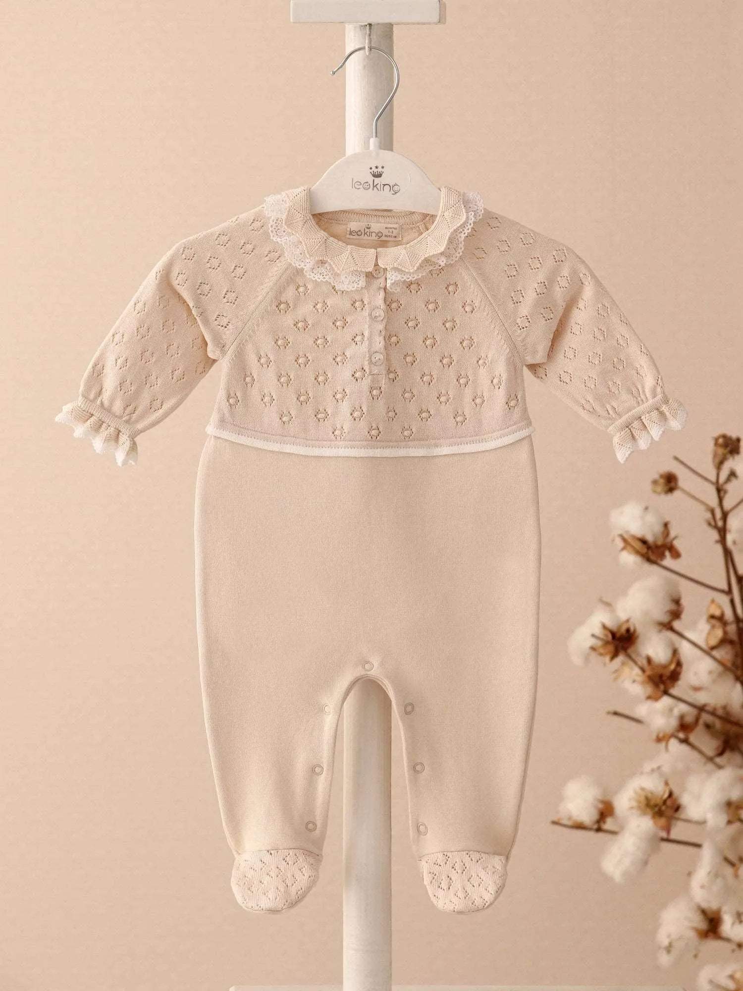 Combinaison avec broderie - BABYBOSS.ma - pour bébé Maroc -www.babyboss.ma