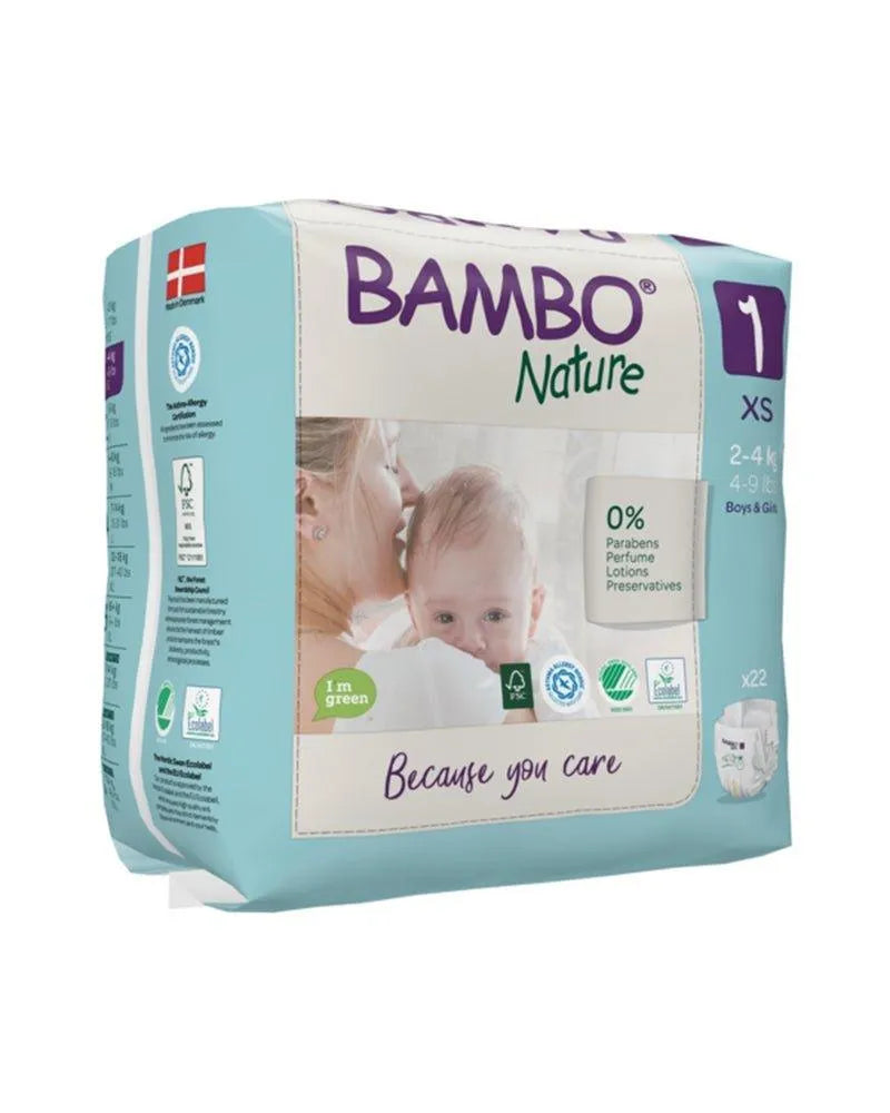 Couches Bambo Nature Taille 1 (2-4 kg) - Bambo Nature - pour bébé maroc