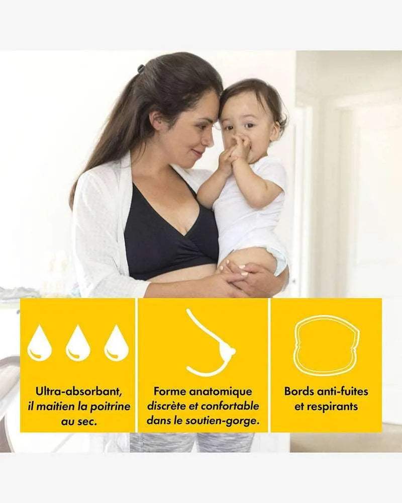 Coussinets d'allaitement jetables Medela - 30 unités - Medela - Coussinet d'allaitement pour bébé Maroc -www.babyboss.ma