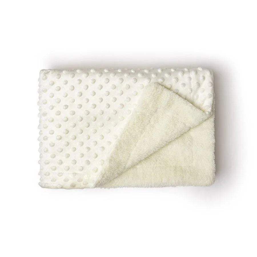 Couverture En Bulles Et Mouton Beige - Interbaby - pour bébé Maroc -www.babyboss.ma