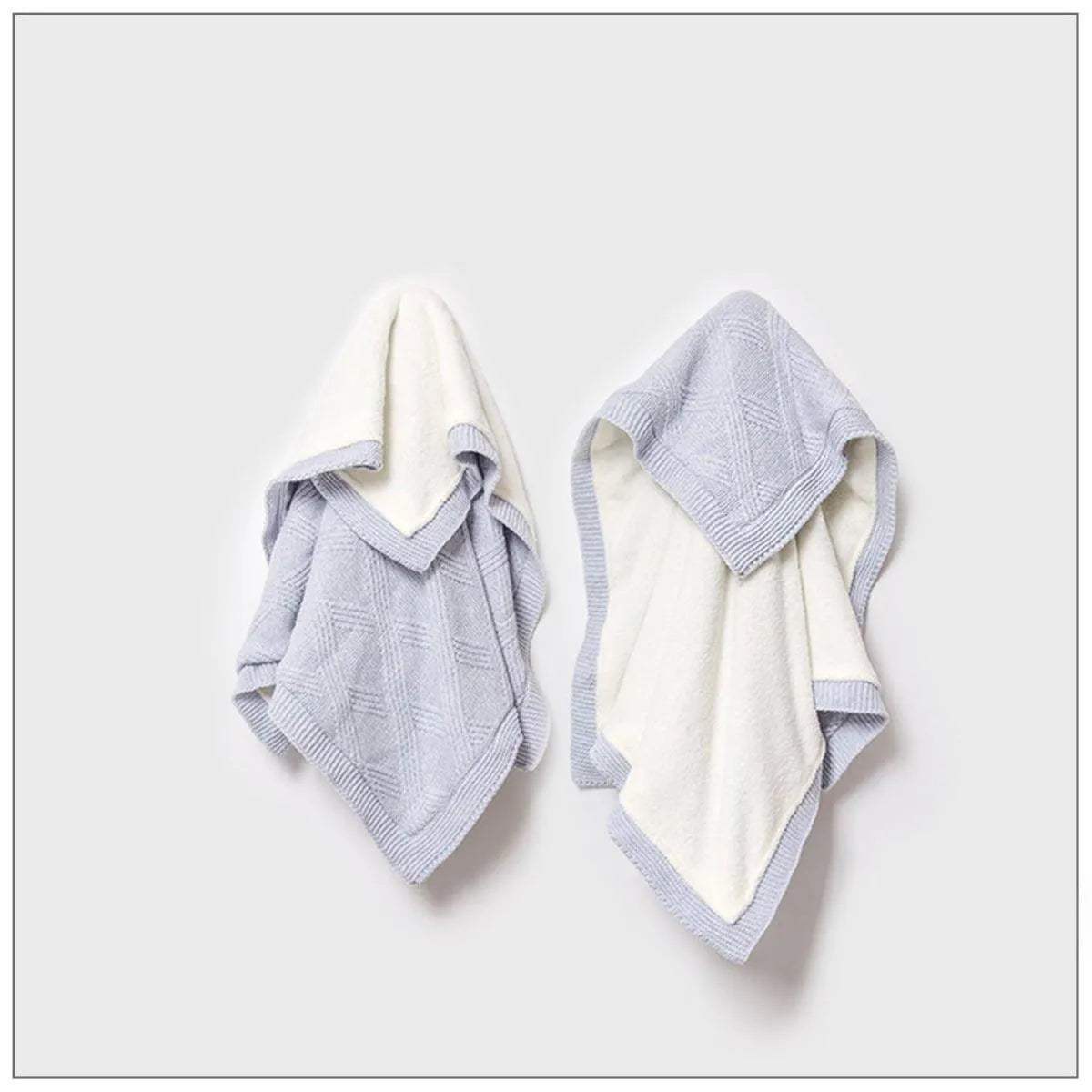 COUVERTURE EN TRICOT ZIGZAG VELSOFT - Taffy - pour bébé Maroc -www.babyboss.ma