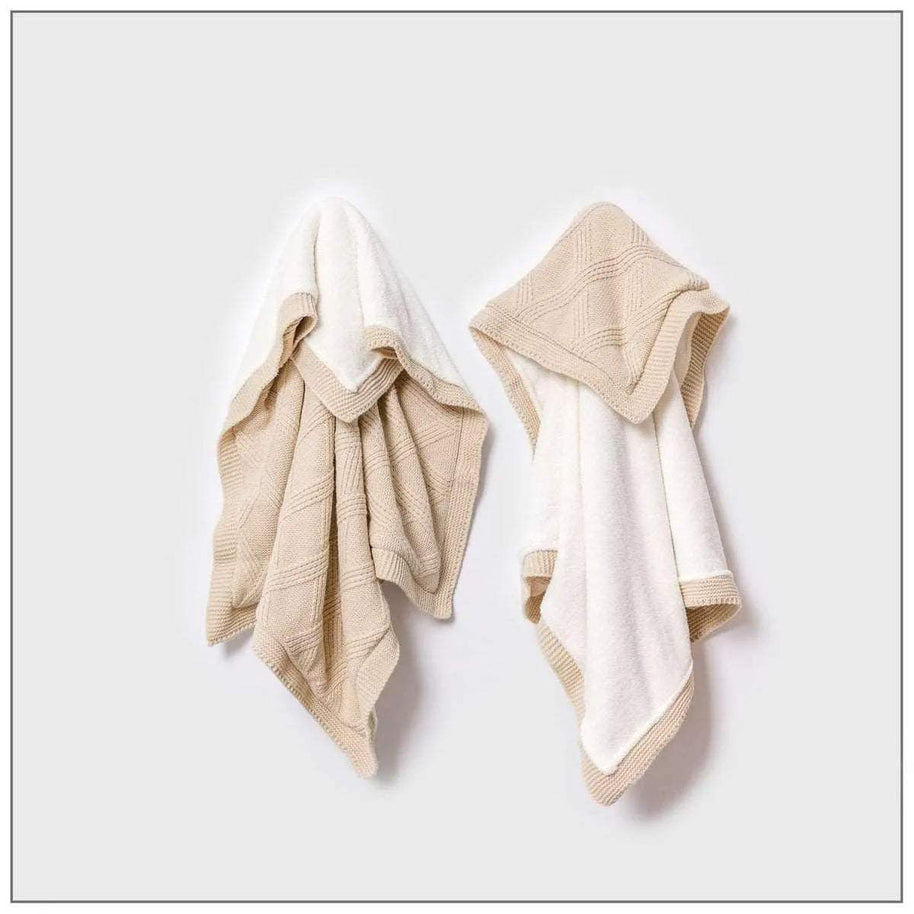 COUVERTURE EN TRICOT ZIGZAG VELSOFT - Taffy - pour bébé Maroc -www.babyboss.ma