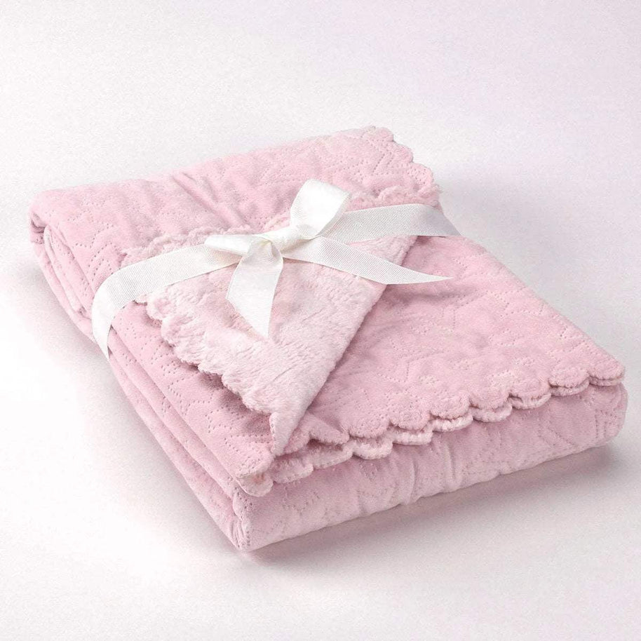 Couverture Stella – 110 x 140 cm Rose – Mora - Mora - pour bébé Maroc -www.babyboss.ma