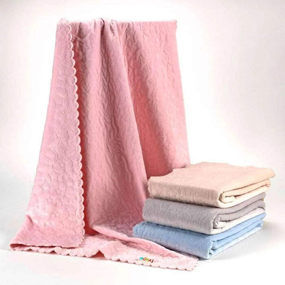 Couverture Stella – 110 x 140 cm Rose – Mora - Mora - pour bébé Maroc -www.babyboss.ma