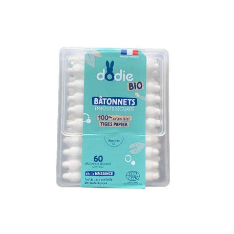 Dodie Bâtonnets bébé BIO GOTS x60 - Dodie - Hygiène et Soin pour bébé Maroc -www.babyboss.ma