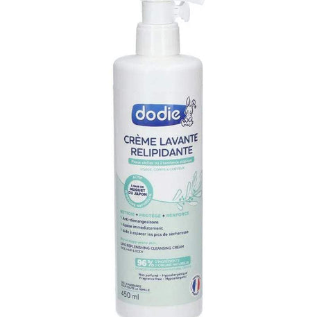 Dodie Crème Lavante Relipidante Peau Atopique - 450ml - Dodie - Gels Douche pour bébé Maroc -www.babyboss.ma