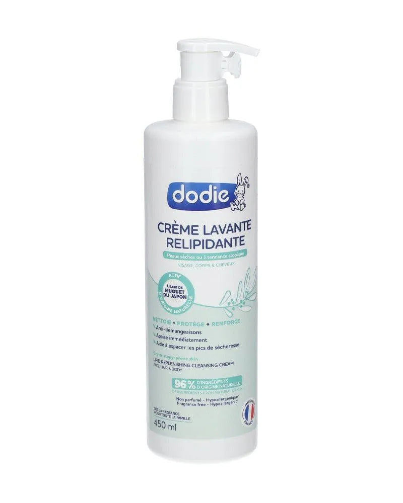 Dodie Crème Lavante Relipidante Peau Atopique - 450ml - Babyboss.ma - Dodie - pour bébé maroc