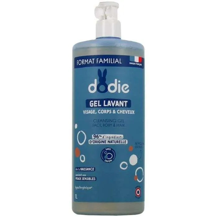 DODIE GEL LAVANT 3EN1 POMPE 1L - Babyboss.ma - Dodie - pour bébé maroc