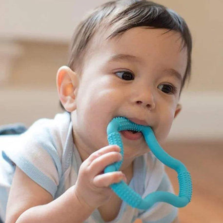 Dr. Brown's Anneau de dentition Flexees 3M+ - Bleu - Dr. Brown's - Anneau de dentition pour bébé Maroc -www.babyboss.ma