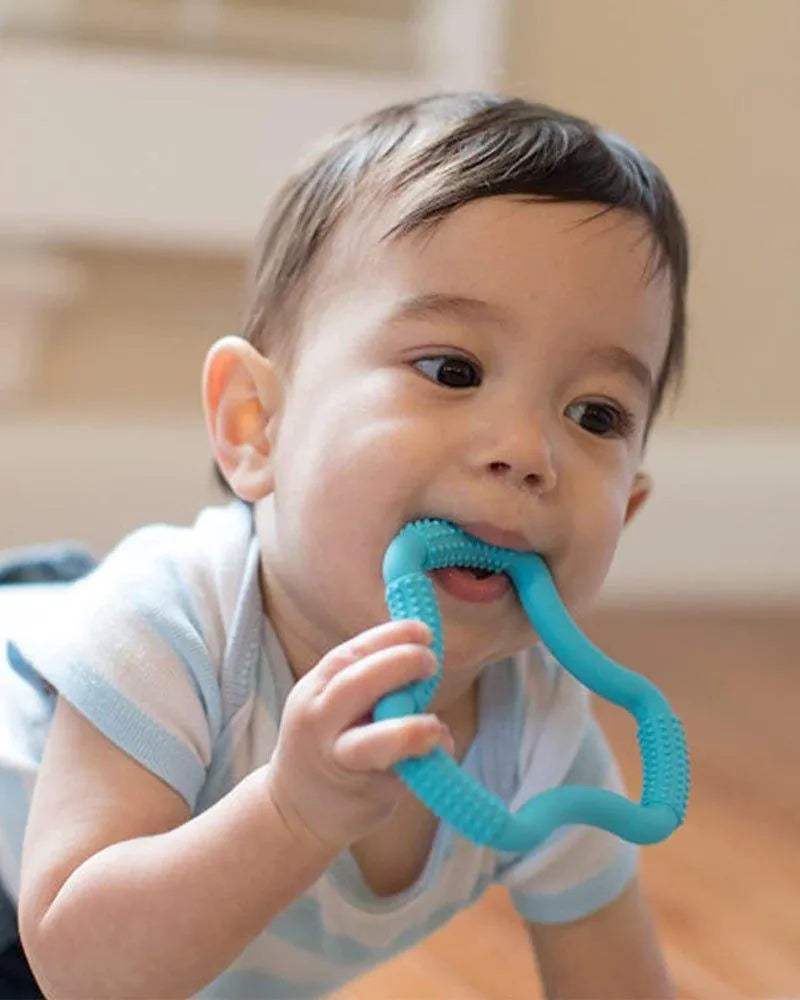 Dr. Brown's Anneau de dentition Flexees 3M+ - Bleu - Dr. Brown's - Anneau de dentition pour bébé Maroc -www.babyboss.ma