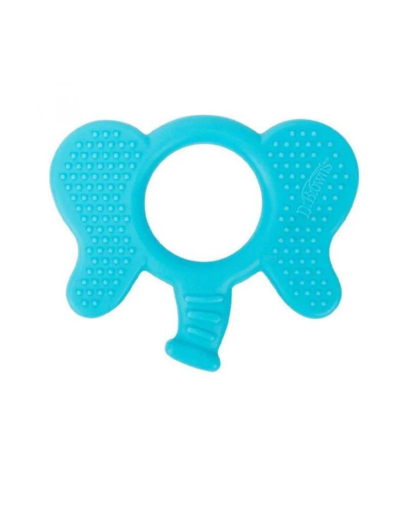 Dr. Brown's Anneau de dentition Flexees Friends Elephant 3M+ - Blue - Dr. Brown's - Anneau de dentition pour bébé Maroc -www.babyboss.ma