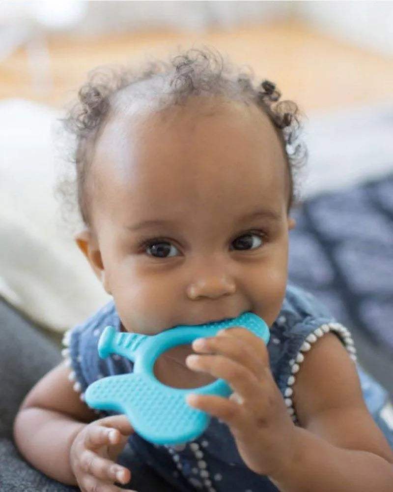 Dr. Brown's Anneau de dentition Flexees Friends Elephant 3M+ - Blue - Dr. Brown's - Anneau de dentition pour bébé Maroc -www.babyboss.ma