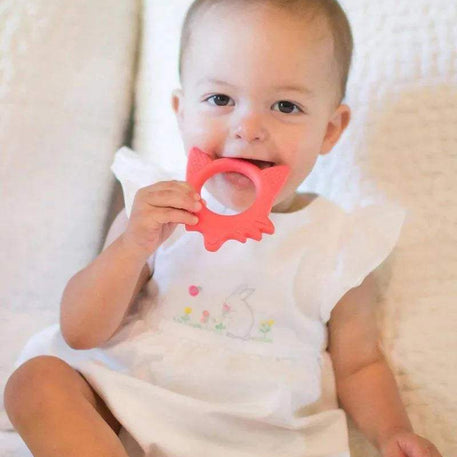 Dr. Brown's Anneau de dentition Flexees Friends Renard 3M+ - Rouge - Dr. Brown's - Anneau de dentition pour bébé Maroc -www.babyboss.ma