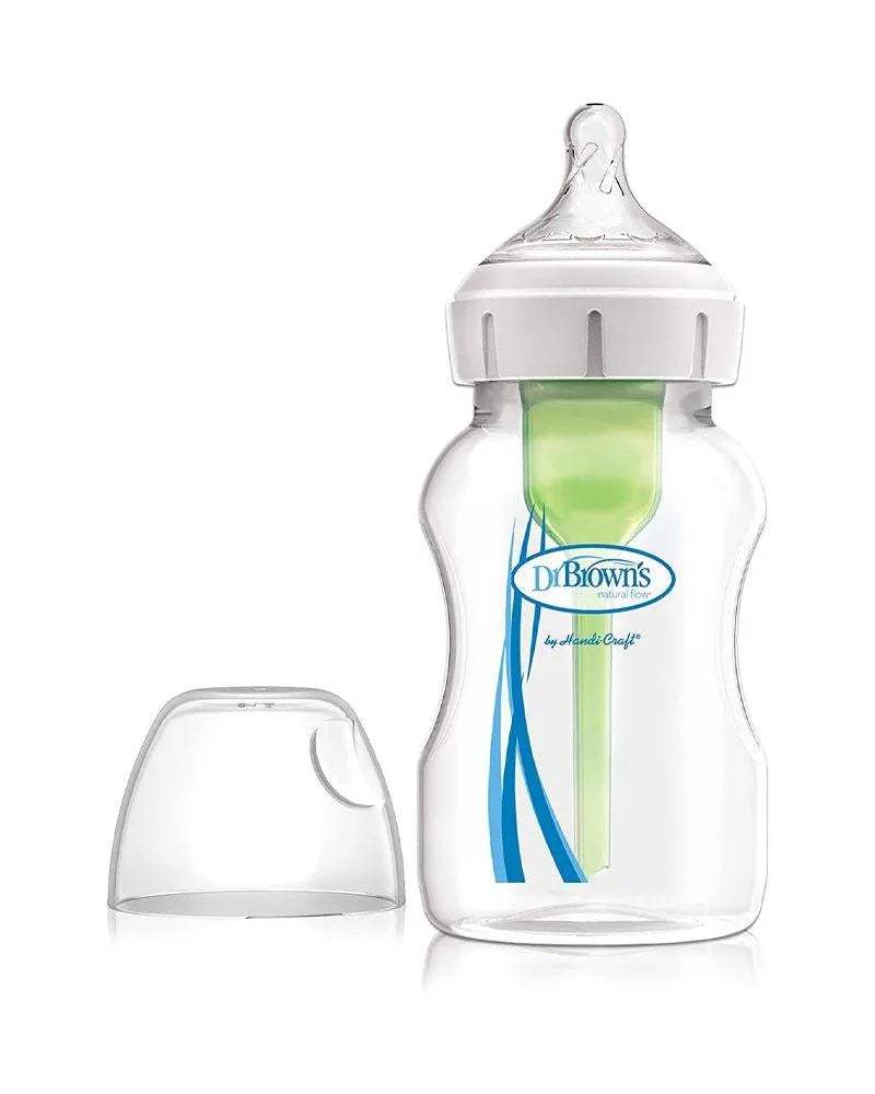 Dr. Brown's Biberon 330ml Cole large tétine L2 3M+ - Dr. Brown's - Biberon pour bébé Maroc -www.babyboss.ma