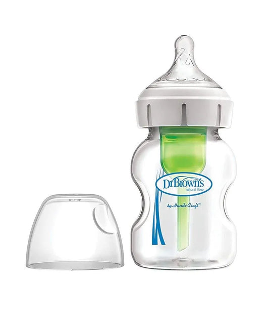 Dr. Brown's Biberon Cole Large en verre - 150ml - Babyboss.ma - Dr. Brown's - pour bébé maroc