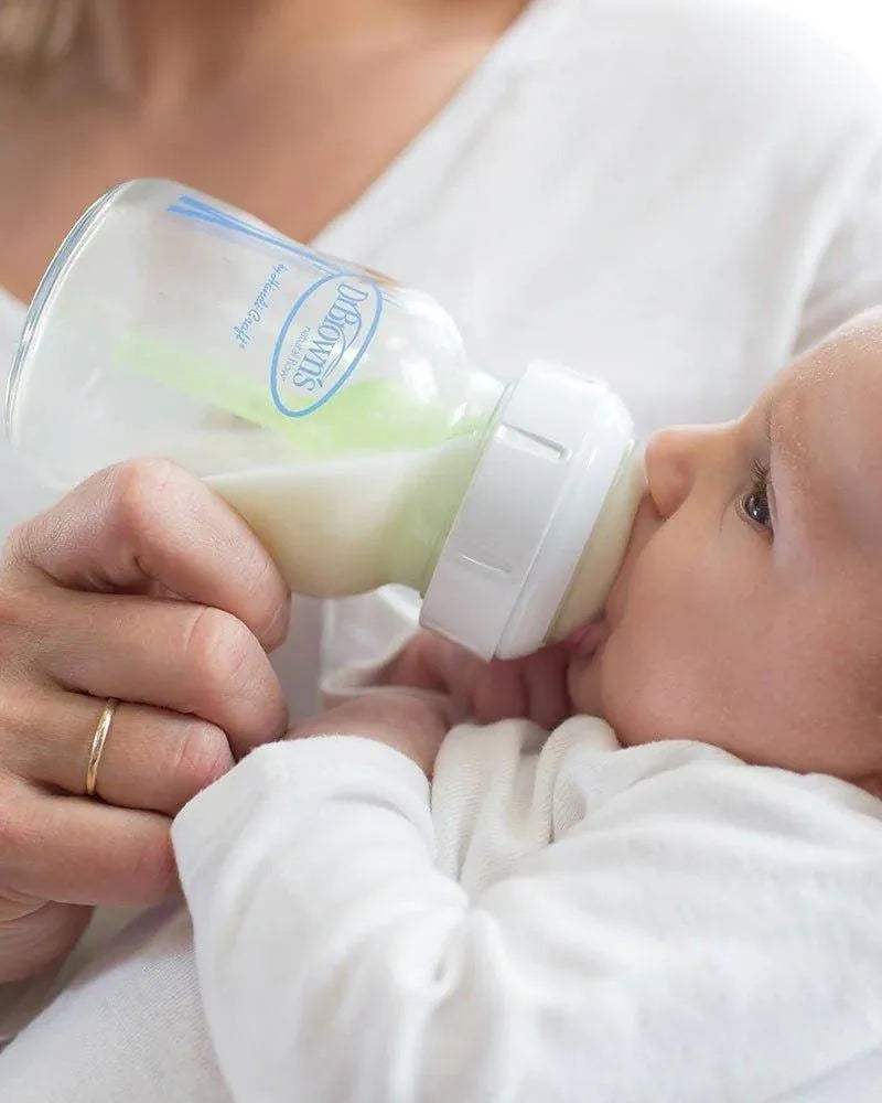 Dr. Brown's Biberon Cole Large en verre - 150ml - Dr. Brown's - Biberon pour bébé Maroc -www.babyboss.ma