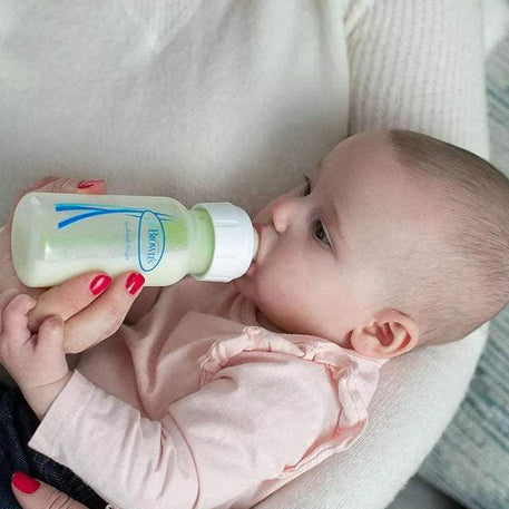 Dr. Brown's Biberon en verre Cole étroit - 120ml - Dr. Brown's - Biberon pour bébé Maroc -www.babyboss.ma