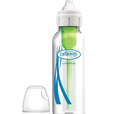 Dr. Brown's Biberon en verre Cole étroit - 250ml - Dr. Brown's - Biberon pour bébé Maroc -www.babyboss.ma