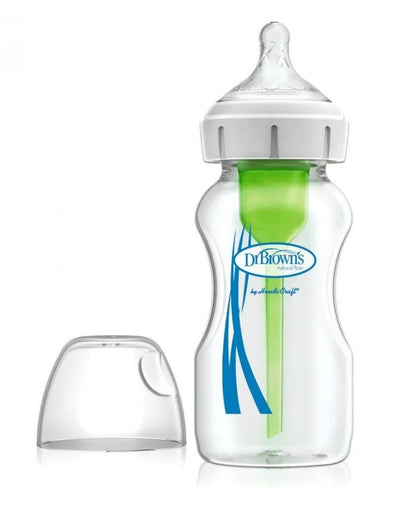 Dr. Brown's Biberon en verre Cole large - 270ml - Babyboss.ma - Dr. Brown's - pour bébé maroc