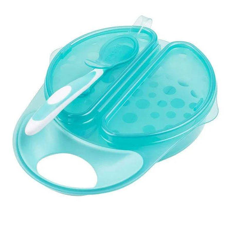Dr. Brown's Bol et cuillère à couvercles Travel Fresh™ 4M+ - Dr. Brown's - Bols pour bébé Maroc -www.babyboss.ma