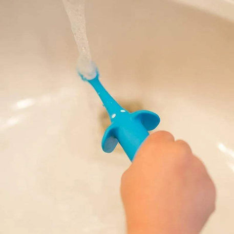 Dr. Brown's Brosse à dents 0-3A - Bleu - Dr. Brown's - Hygiène et Soin pour bébé Maroc -www.babyboss.ma