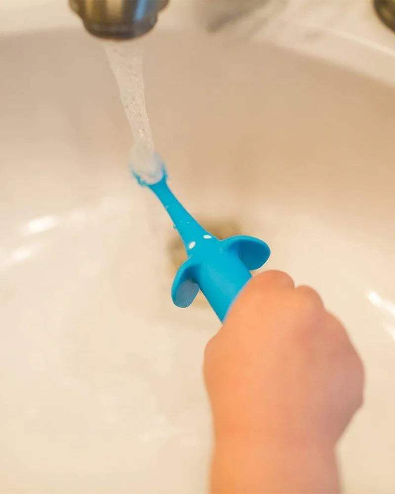 Dr. Brown's Brosse à dents 0-3A - Bleu - Dr. Brown's - Hygiène et Soin pour bébé Maroc -www.babyboss.ma