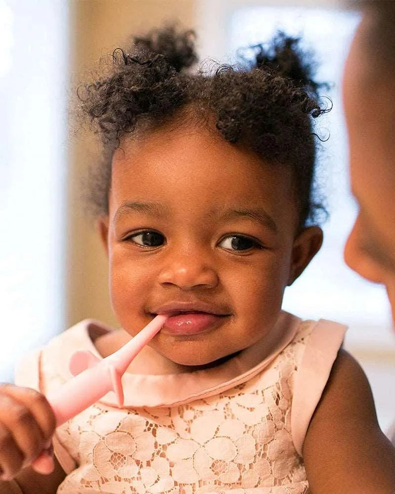 Dr. Brown's Brosse à dents 0-3A - Rose - Babyboss.ma - Dr. Brown's - pour bébé maroc