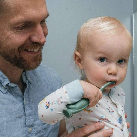 Dr. Brown's Brosse à dents 1-4A - Dinosaure - Dr. Brown's - Hygiène et Soin pour bébé Maroc -www.babyboss.ma