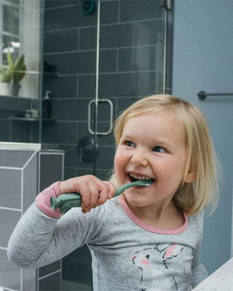 Dr. Brown's Brosse à dents 1-4A - Dinosaure - Dr. Brown's - Hygiène et Soin pour bébé Maroc -www.babyboss.ma