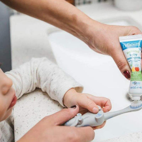 Dr. Brown's Brosse à dents 1-4A - Loutre - Dr. Brown's - Hygiène et Soin pour bébé Maroc -www.babyboss.ma