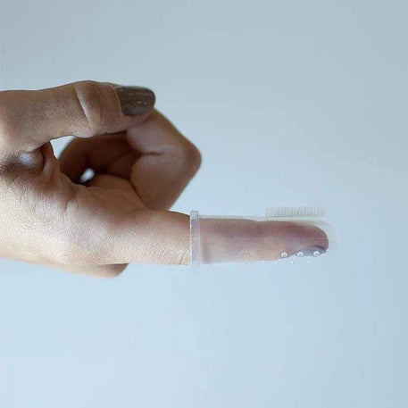 Dr. Brown's Brosse à dents en silicone avec étui 3M+ - Dr. Brown's - Hygiène et Soin pour bébé Maroc -www.babyboss.ma