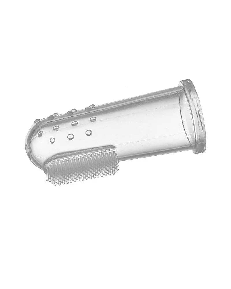 Dr. Brown's Brosse à dents en silicone avec étui 3M+ - Dr. Brown's - Hygiène et Soin pour bébé Maroc -www.babyboss.ma