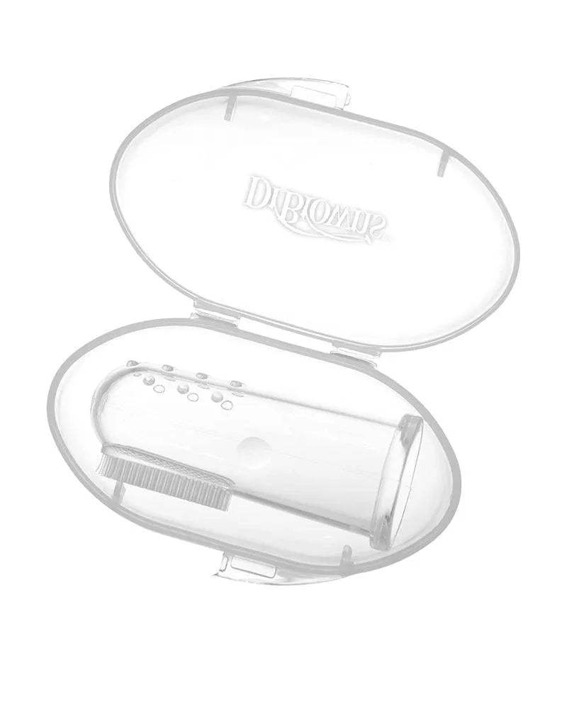 Dr. Brown's Brosse à dents en silicone avec étui 3M+ - Dr. Brown's - Hygiène et Soin pour bébé Maroc -www.babyboss.ma