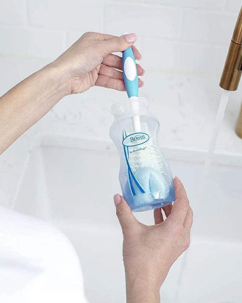 Dr. Brown's Brosse nettoyage biberons - Bleu - Dr. Brown's - Goupillons pour bébé Maroc -www.babyboss.ma