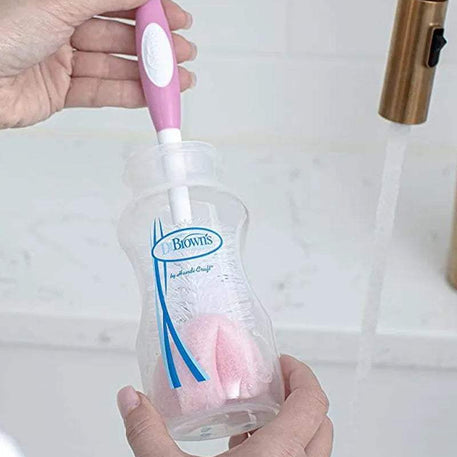 Dr. Brown's Brosse nettoyage biberons - Rose - Dr. Brown's - Goupillons pour bébé Maroc -www.babyboss.ma