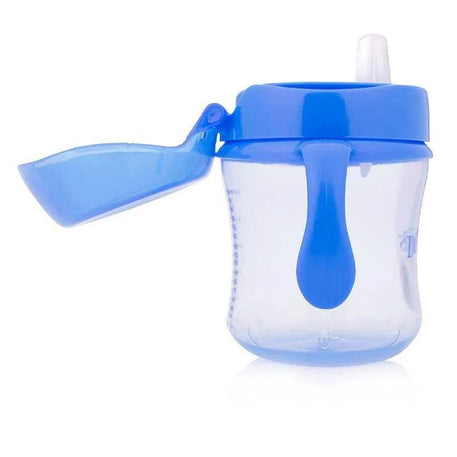Dr. Brown's Goblet transition 180ml avec poignées 6M+ - Bleu - Dr. Brown's - Tasses pour bébé Maroc -www.babyboss.ma