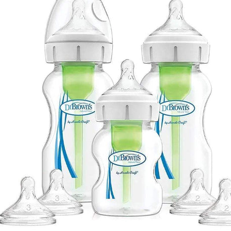 Dr. Brown's Kit de démarrage biberon à col large - Dr. Brown's - Biberon pour bébé Maroc -www.babyboss.ma