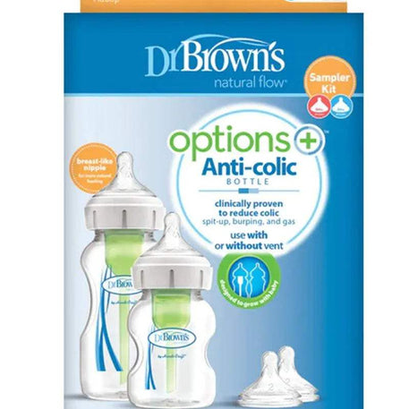 Dr. Brown's Pack 2 biberons + 2 tétines - Dr. Brown's - Biberon pour bébé Maroc -www.babyboss.ma