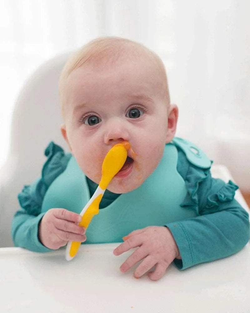 Dr. Brown's Pack de 2 Cuillères à pointe souple 4M+ - Dr. Brown's - Couverts pour bébé Maroc -www.babyboss.ma