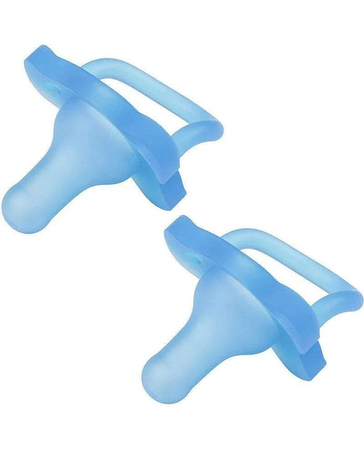 Dr. Brown's Pack de 2 Sucettes en silicone HappyPaci 0M+ - Bleu - Dr. Brown's - pour bébé maroc - www.babyboss.ma