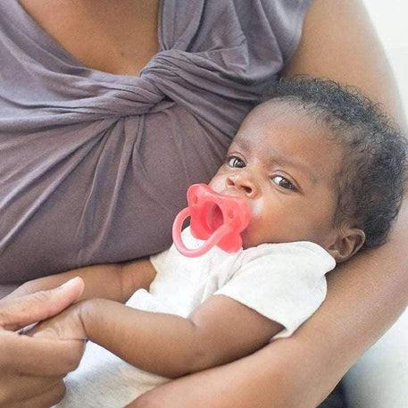 Dr. Brown's Pack de 2 Sucettes en silicone HappyPaci 0M+ - Rose - Dr. Brown's - Sucettes pour bébé Maroc -www.babyboss.ma