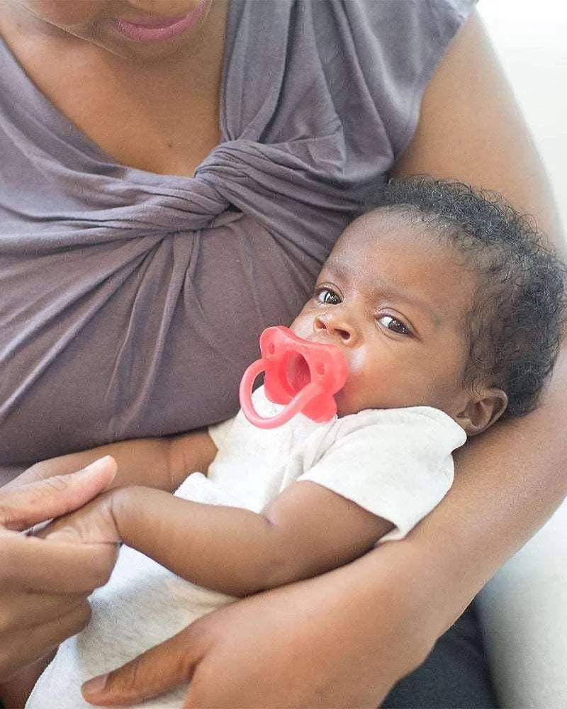 Dr. Brown's Pack de 2 Sucettes en silicone HappyPaci 0M+ - Rose - Dr. Brown's - Sucettes pour bébé Maroc -www.babyboss.ma