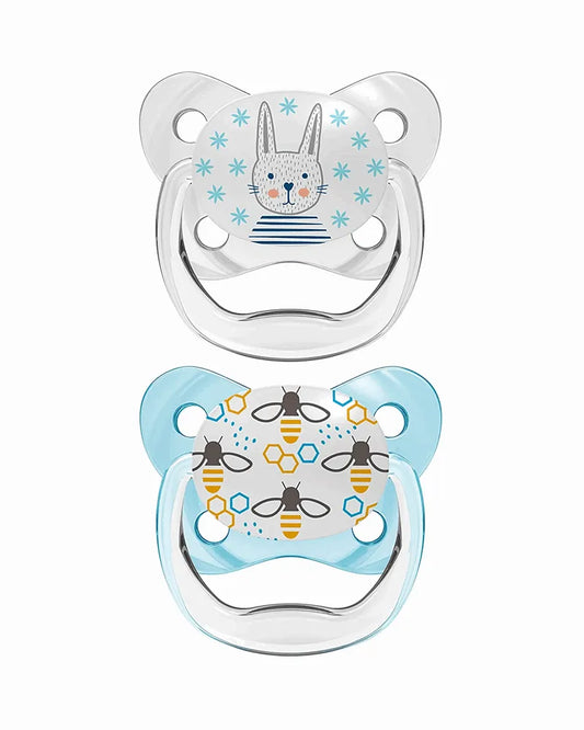 Dr. Brown's Pack de 2 Sucettes Orthodontiques Stage1 0-6M - Lapin Abeille - Babyboss.ma - Dr. Brown's - pour bébé maroc