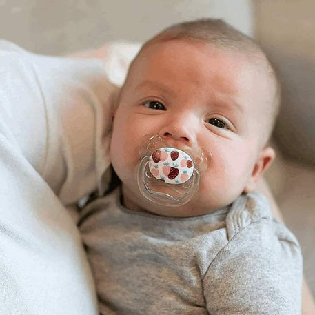 Dr. Brown's Pack de 2 Sucettes Orthodontiques Stage1 0-6M - Lapin Fraise - Dr. Brown's - Sucettes pour bébé Maroc -www.babyboss.ma