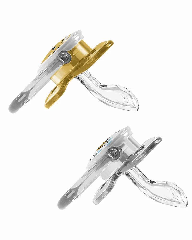 Dr. Brown's Pack de 2 Sucettes Orthodontiques Stage2 6-18M - Abeilles - Dr. Brown's - Sucettes pour bébé Maroc -www.babyboss.ma