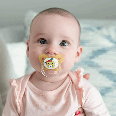 Dr. Brown's Pack de 2 Sucettes Orthodontiques Stage2 6-18M - Abeilles - Dr. Brown's - Sucettes pour bébé Maroc -www.babyboss.ma