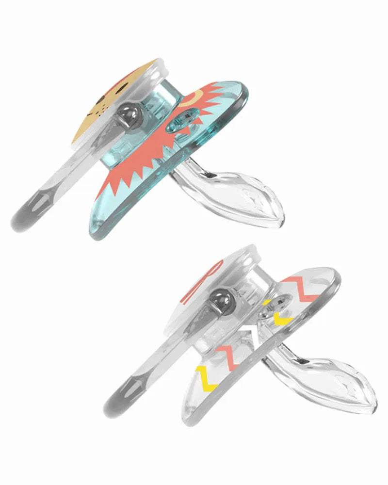 Dr. Brown's Pack de 2 Sucettes Stage1 0-6M - Animal Roar - Dr. Brown's - Sucettes pour bébé Maroc -www.babyboss.ma