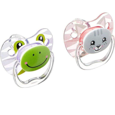 Dr. Brown's Pack de 2 Sucettes Stage1 0-6M - Girl Animal - Dr. Brown's - Sucettes pour bébé Maroc -www.babyboss.ma