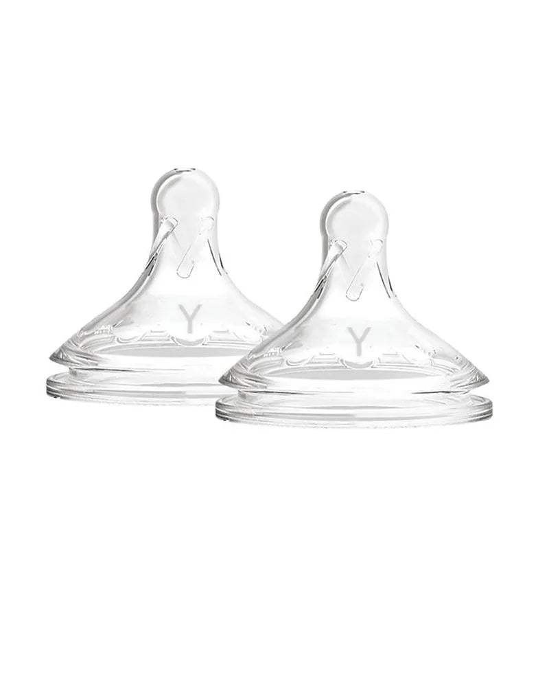 Dr. Brown's Pack de 2 Tétines Cole large et Coupe en Y 9M+ - Dr. Brown's - Tétines pour bébé Maroc -www.babyboss.ma